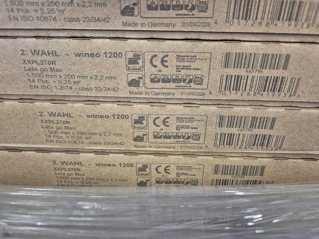 Pvc-vloer 68,25m² teknoflor 1500x250x2,5mm - afbeelding 1 van  1