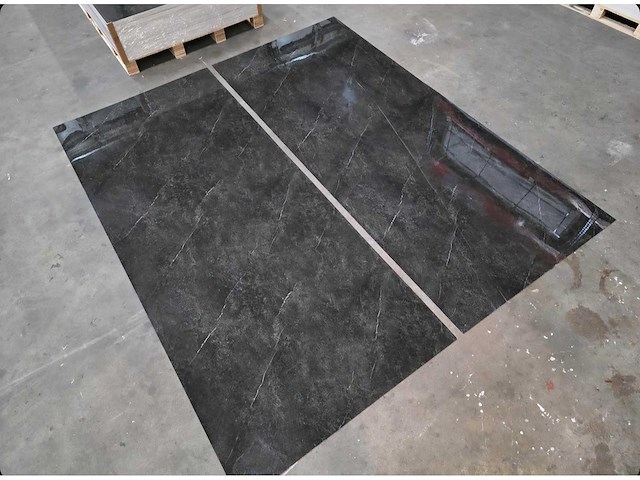 Pvc wandpaneel zwart steen (10x) - afbeelding 2 van  7