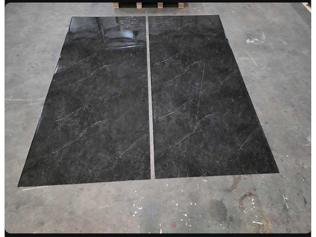 Pvc wandpaneel zwart steen (10x) - afbeelding 4 van  7