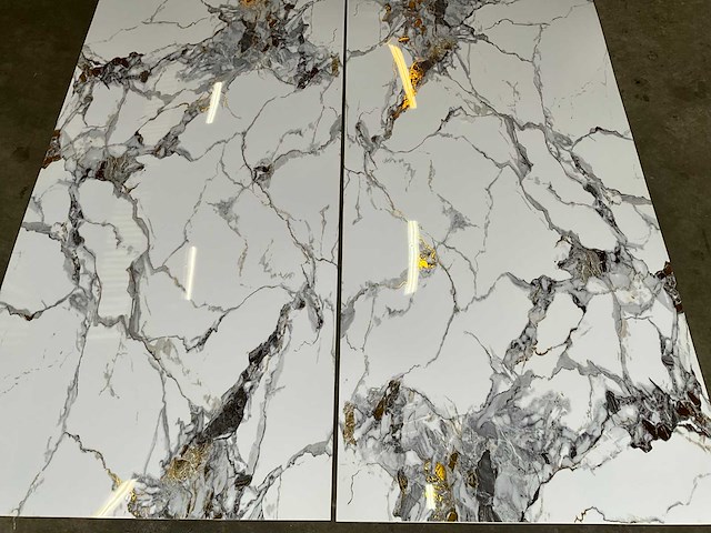 Pvc wit/ goud marmeren wandpaneel (5x) - afbeelding 6 van  11