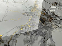 Pvc wit/ goud marmeren wandpaneel (5x) - afbeelding 8 van  11