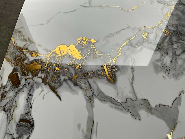 Pvc wit/ goud marmeren wandpaneel (5x) - afbeelding 9 van  11