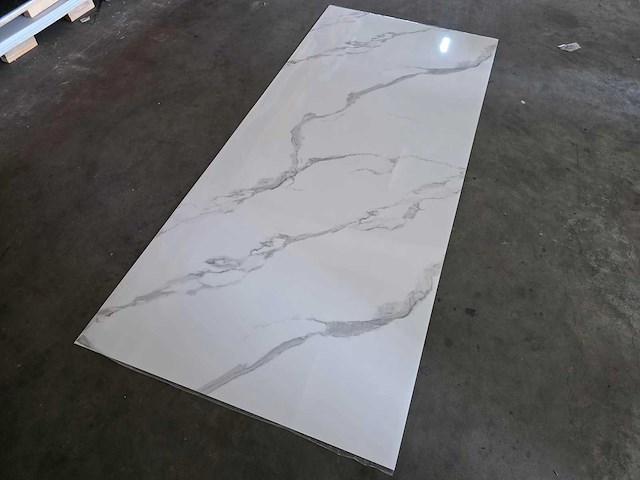 Pvc wit marmer paneel (10x) - afbeelding 1 van  4