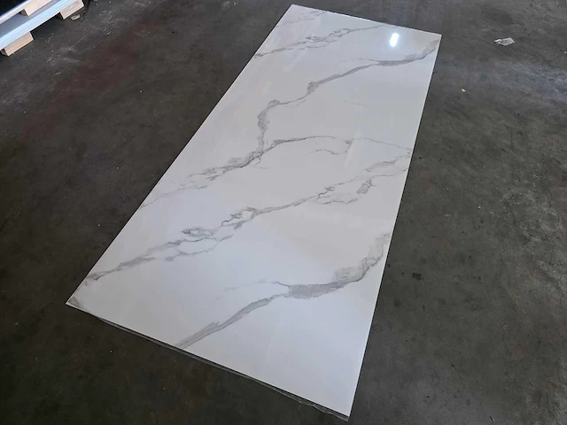 Pvc wit marmer paneel (10x) - afbeelding 1 van  4