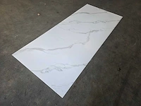 Pvc wit marmer paneel mat (5x) - afbeelding 2 van  5