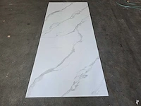 Pvc wit marmer paneel mat (5x)