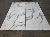 Pvc wit marmeren wandpaneel mat (10x) - afbeelding 2 van  18