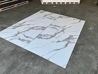 Pvc wit marmeren wandpaneel mat (10x) - afbeelding 3 van  18