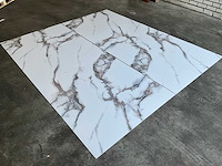 Pvc wit marmeren wandpaneel mat (10x) - afbeelding 3 van  3