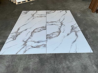 Pvc wit marmeren wandpaneel mat (5x) - afbeelding 3 van  18