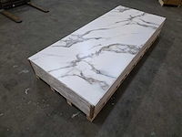 Pvc wit marmeren wandpaneel mat (5x) - afbeelding 3 van  3