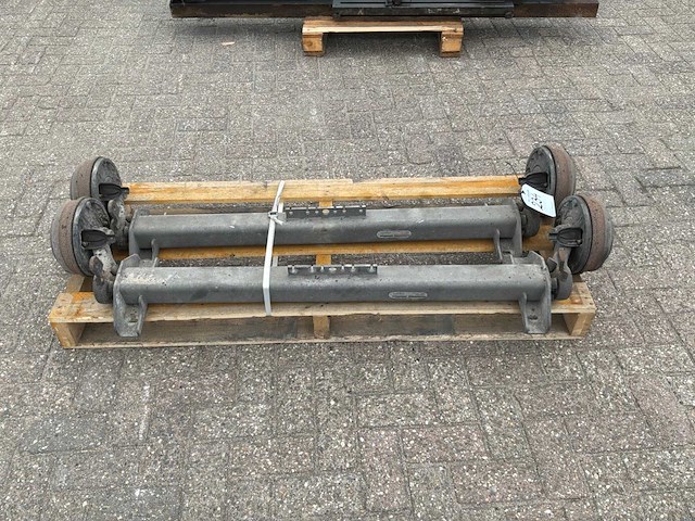 Pwp cw 1505 geremde aanhang as (2x) - afbeelding 3 van  9