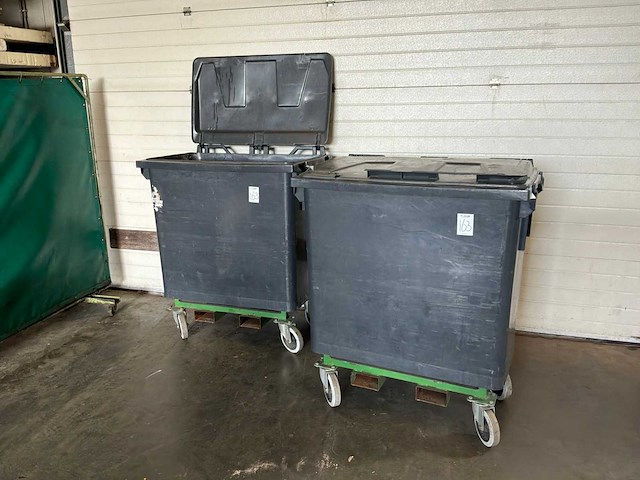 Pws afvalcontainer (2x) - afbeelding 1 van  1
