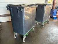 Pws rolafvalcontainer (2x) - afbeelding 1 van  3