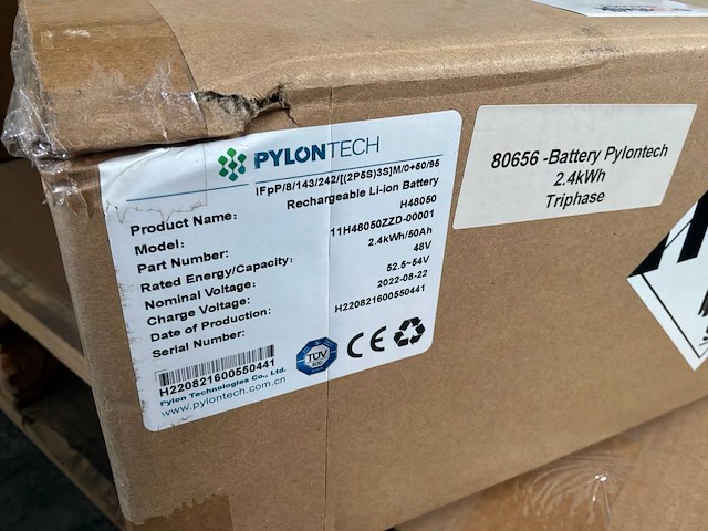 Pylontech h48050 2,4 kwh lithium thuisbatterij - afbeelding 3 van  3