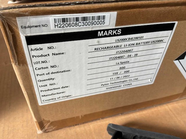 Pylontech us2000c 2,4 kwh lithium thuisbatterij (3x) - afbeelding 7 van  7