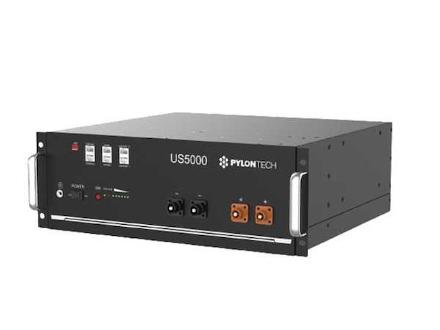 Pylontech us5000 4,8 kwh lithium thuisbatterij - afbeelding 1 van  4