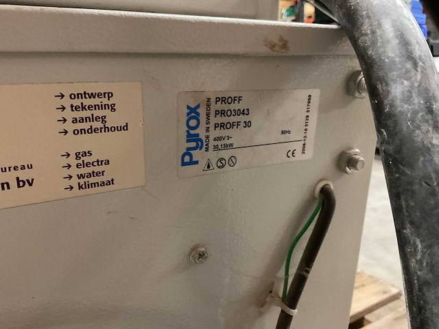 Pyrox proff mega 30kw heater - afbeelding 4 van  4