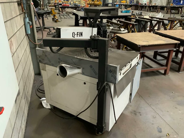 Q-fin topgrinder zwenkarm staalplaat ontbraam / slijpmachine - afbeelding 10 van  11