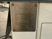 Q-fin topgrinder zwenkarm staalplaat ontbraam / slijpmachine - afbeelding 3 van  11