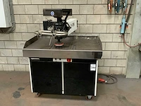 Q-fin topgrinder zwenkarm staalplaat ontbraam / slijpmachine