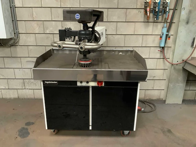 Q-fin topgrinder zwenkarm staalplaat ontbraam / slijpmachine - afbeelding 4 van  11