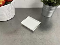 Q fine china - rechthoekig bordje (10x9 cm) (100x) - afbeelding 7 van  7
