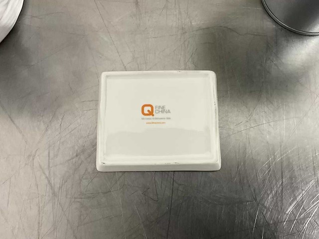 Q fine china - rechthoekig bordje (10x9 cm) (100x) - afbeelding 3 van  5