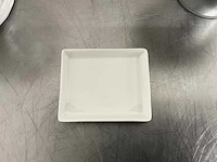 Q fine china - rechthoekig bordje (10x9 cm) (100x) - afbeelding 4 van  5
