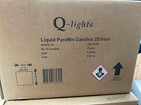 Q-lights liquid paraffin 25 hour oliekaars navulling (432x) - afbeelding 2 van  3