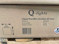 Q-lights liquid paraffin 42 hour oliekaars navulling (216x) - afbeelding 2 van  3