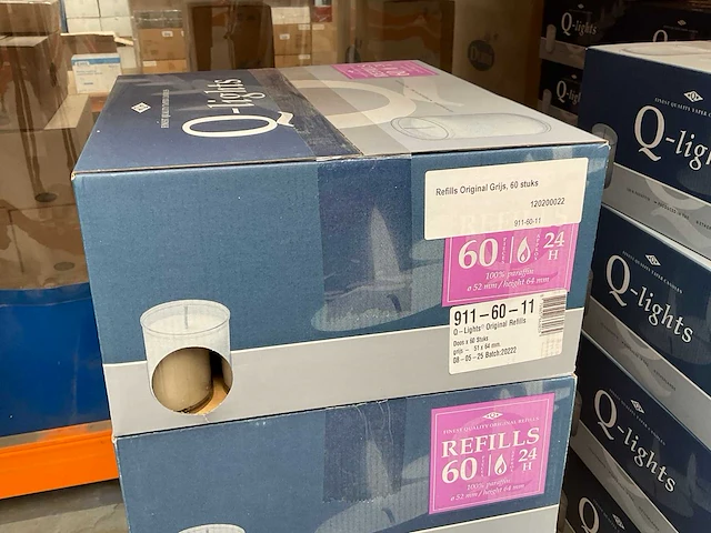 Q-lights refills original doos á 60 stuks navulling (5x) - afbeelding 1 van  2