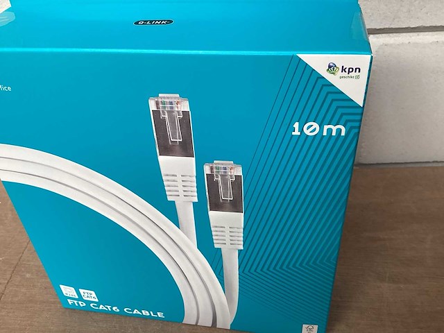 Q-link ftp kabel 10 meter, cat6 (32x) - afbeelding 2 van  4