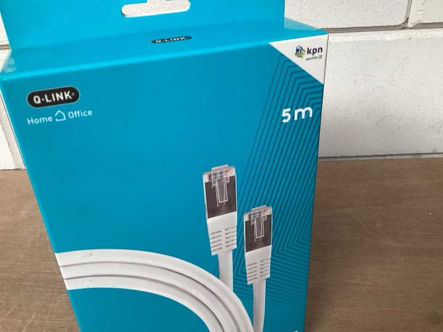 Q-link ftp kabel 5 meter, cat6 (12x) - afbeelding 2 van  3