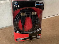Q-link hdmi kabel, high speed, lengte 3 meter - afbeelding 1 van  4