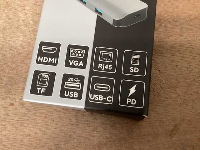 Q-link multifunctionele hub, 8 poorts (56x) - afbeelding 2 van  4