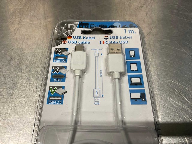 Q-link usb c kabel - 1 mtr (12x) - afbeelding 4 van  7