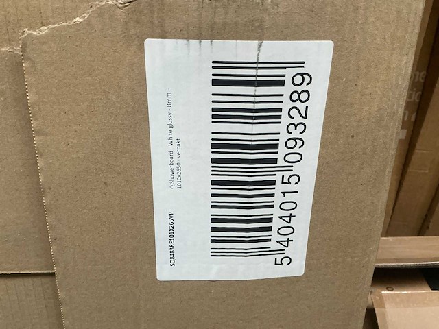 Q showerboard douchewand white glossy 265x101cm - afbeelding 1 van  2