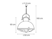 Qazqa engine industriële hanglamp - afbeelding 3 van  4
