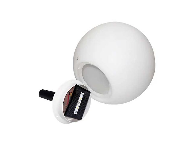 Qazqa ludger fl 30 solar 107767 tuinlamp (2x) - afbeelding 2 van  6