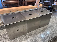 Qbicline - rvs tafelmodel poetsrolhouder (3x) - afbeelding 2 van  3