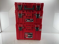 Qbrick - system prime set 2 red ultra hd custom - gereedschapskoffer - afbeelding 1 van  3