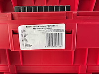 Qbrick - system prime set 2 red ultra hd custom - gereedschapskoffer - afbeelding 3 van  3