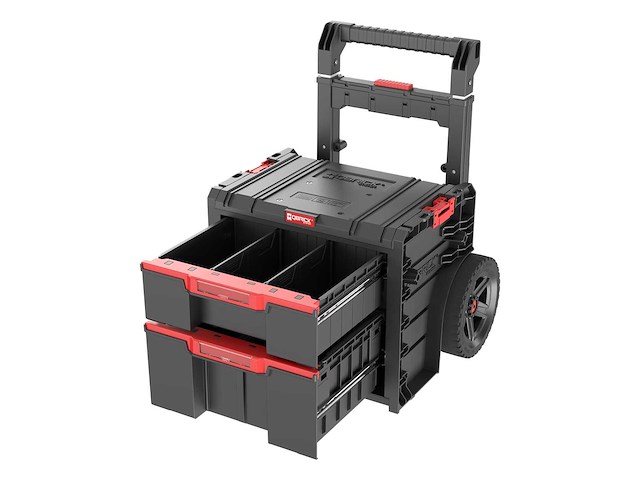 Qbrick pro - cart 2.0 plus drawer 2 - gereedschapswagen - afbeelding 1 van  2