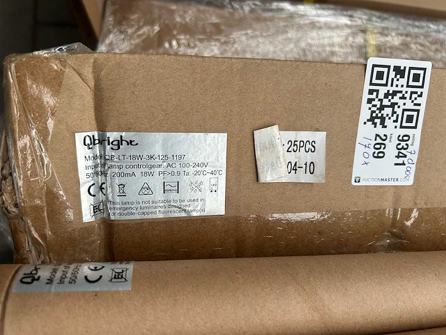 Qbright - qb-lt-18w-3k-125-1197 - led tube 18w 3000k 1197 mm (125x) - afbeelding 2 van  2