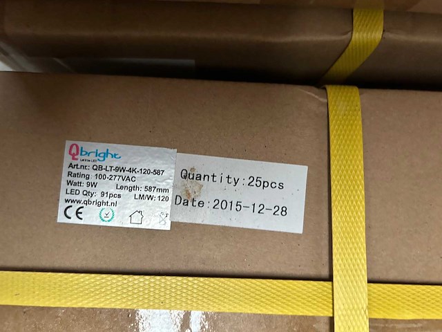 Qbright - qb-lt-9w-4k-120-587 - - led tube 9w 4000k 587 mm (100x) - afbeelding 4 van  4