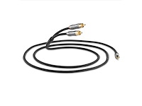 Qed audio j2p 3m audiokabel (3x) - afbeelding 1 van  3