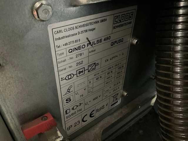 Qineo pulse 450 mig/mag puls lasapparaat - afbeelding 10 van  10