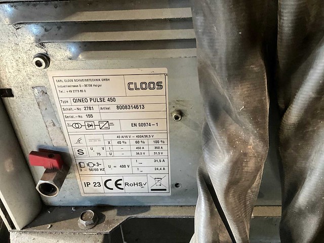 Qineo pulse 450 mig/mag puls lasapparaat - afbeelding 9 van  12