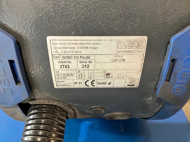 Qineo pulse 450 mig/mag puls lasapparaat - afbeelding 8 van  10